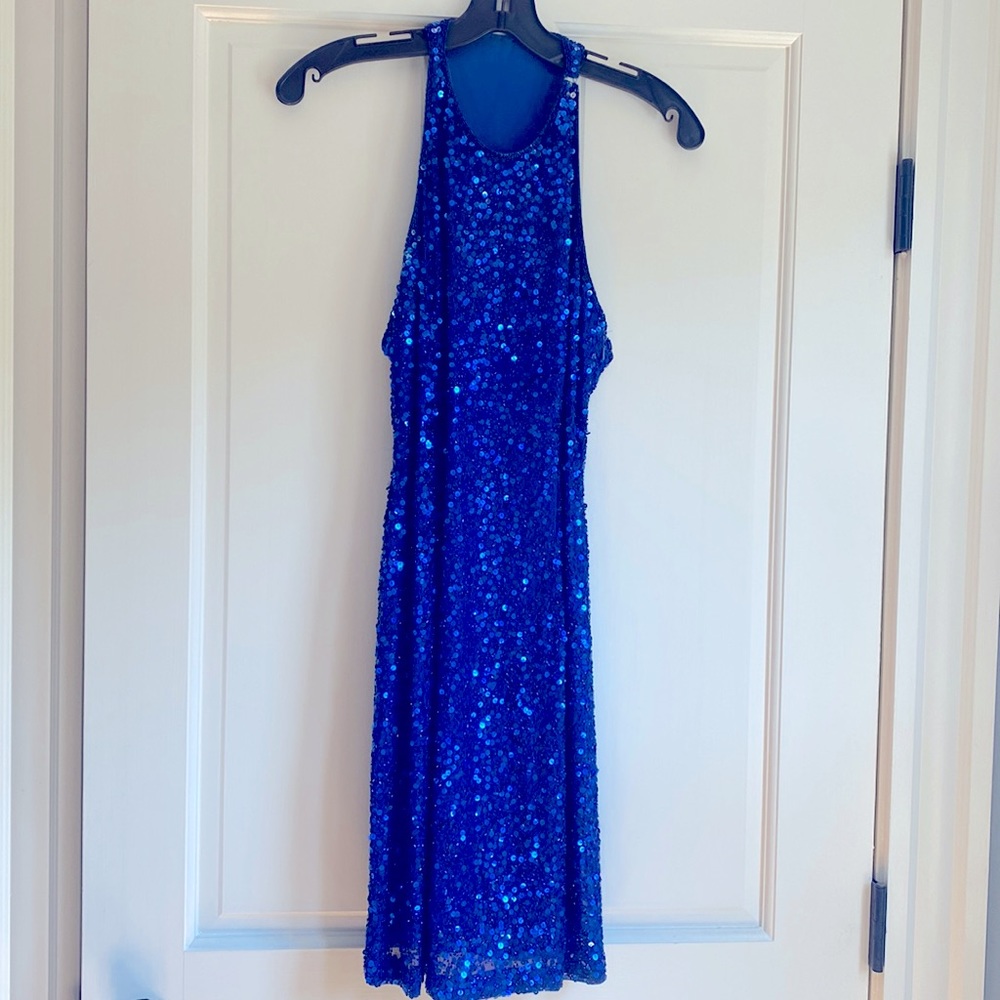 Vintage Oleg Cassini for Neiman Marcus Cocktail Dress. Beaded and sequins Size 4